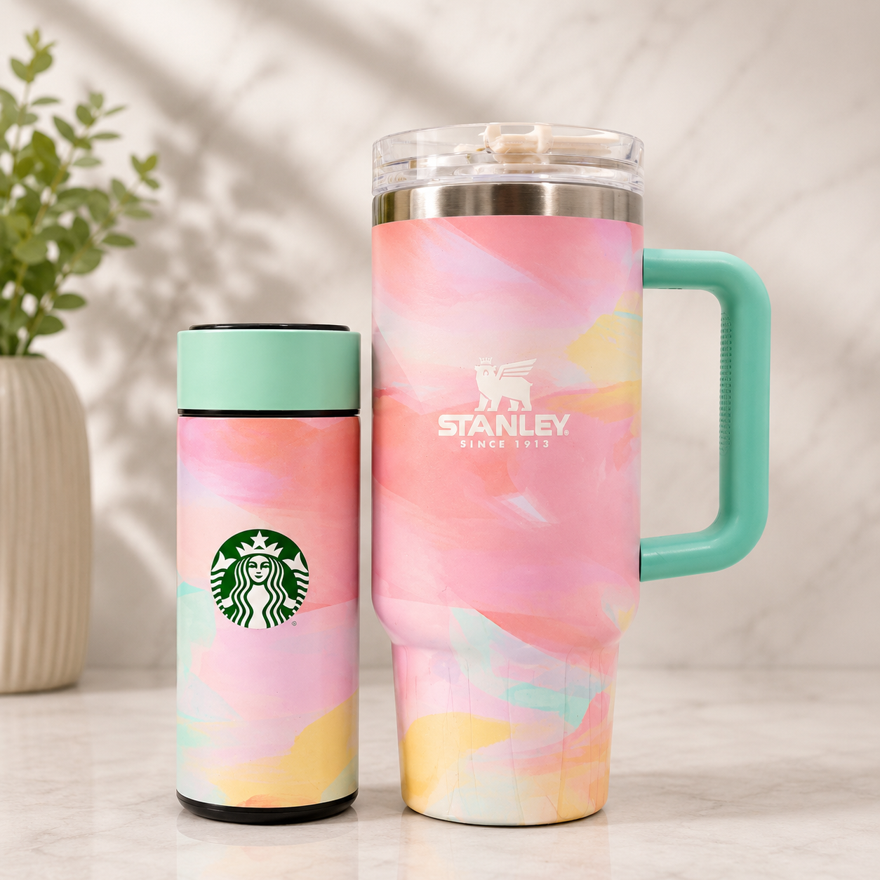 Set Stanley x Starbucks Tie-Dye Lila